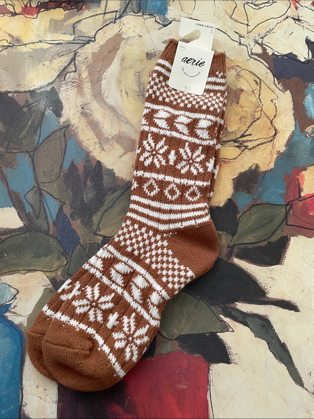 1 Pair of Cozy Soft Crew Socks